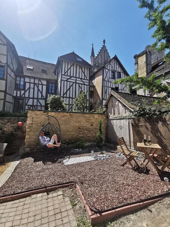 La Marmotte De La Cathedrale - Calme - Jardin Apartment Troyes Ngoại thất bức ảnh
